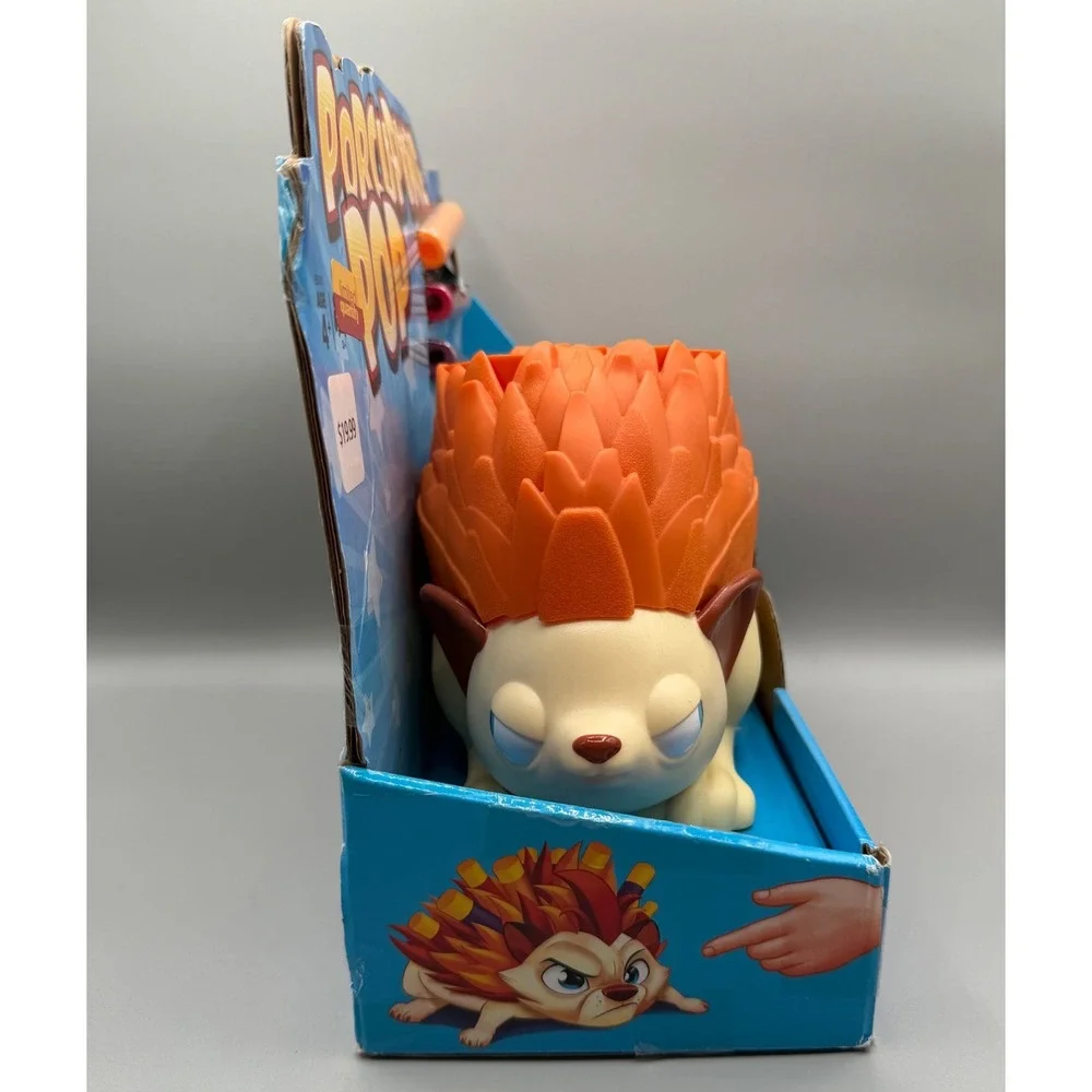 Rare Hasbro Gaming Porcupine Pop!  Hedgehog Toy with 9 Foam Darts 2018